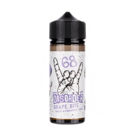 Grape Bite 100ml Shortfill E-Liquid by Disorder