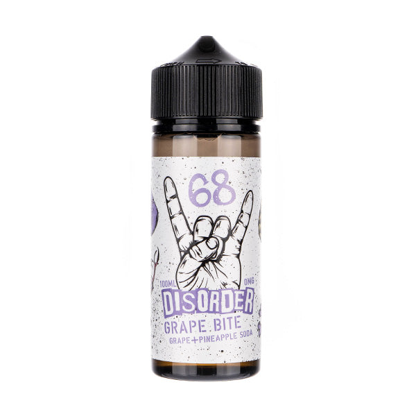 Grape Bite 100ml Shortfill E-Liquid by Disorder