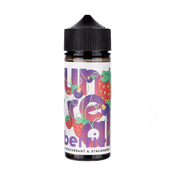 Strawberry & Blackcurrant 100ml Shortfill E-Liquid ...
