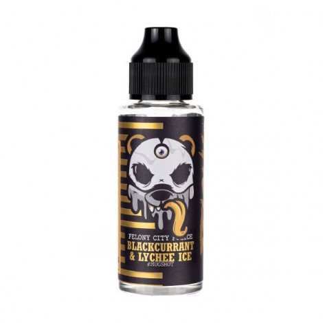 Blackcurrant and Lychee Ice 100ml Shortfill E-Liquid by Felony