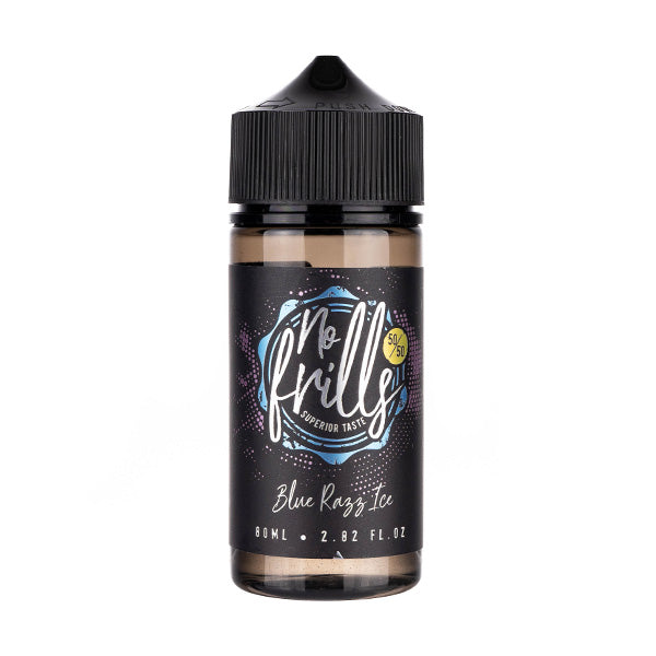 Blue Razz Ice 80ml (50/50) Shortfill E-liquid by No Frills