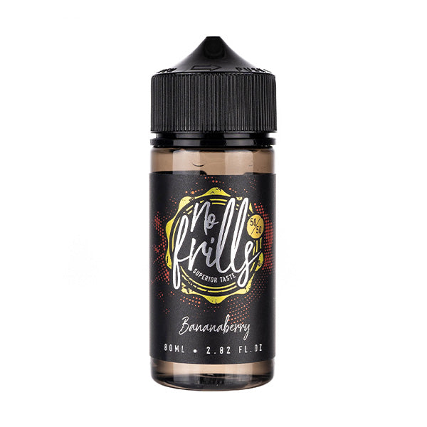 Bananaberry 80ml (50/50) Shortfill E-liquid by No Frills