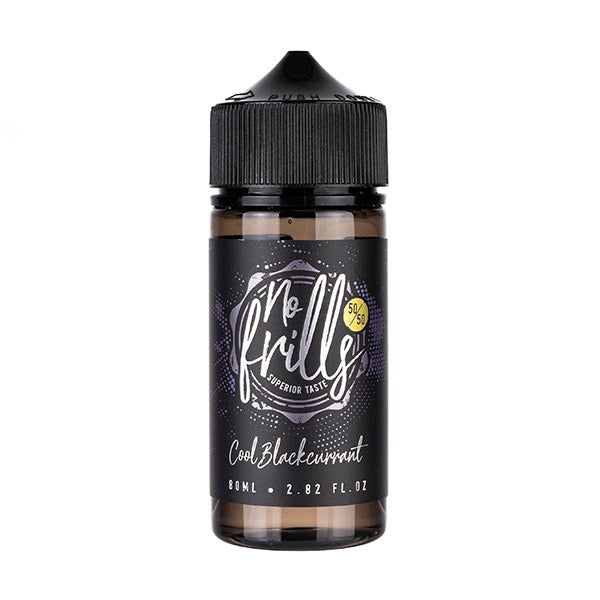 Cool Blackcurrant 80ml (50/50) Shortfill E-liquid by No Frills