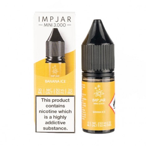 Banana Ice Nic Salt E-Liquid by Imp Jar