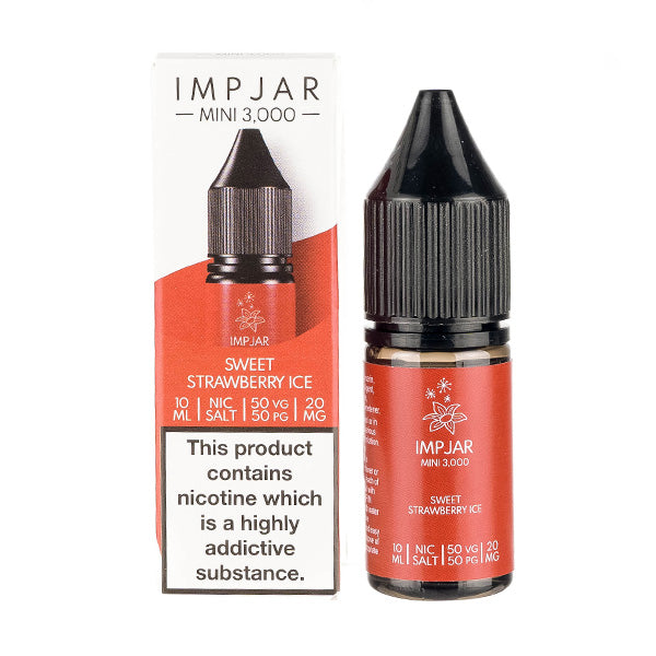 Sweet Strawberry Ice Nic Salt E-Liquid ...