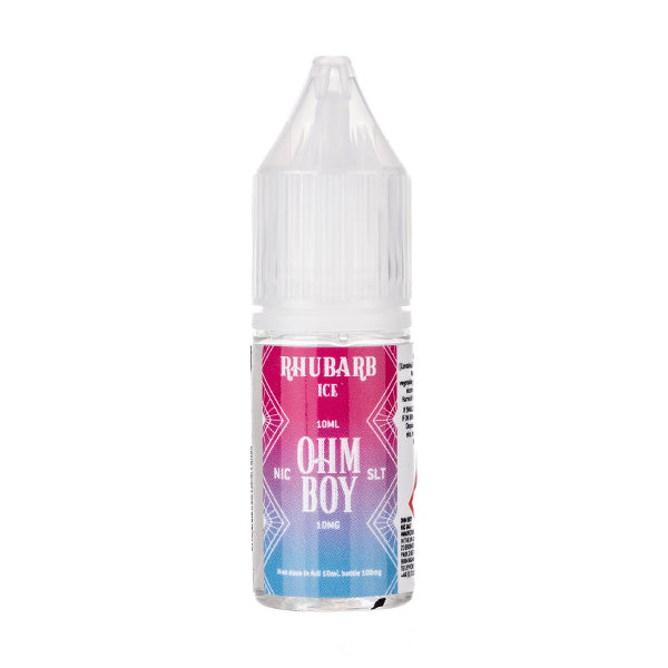 Rhubarb Ice Nic Salt E-Liquid by Ohm Boy SLT