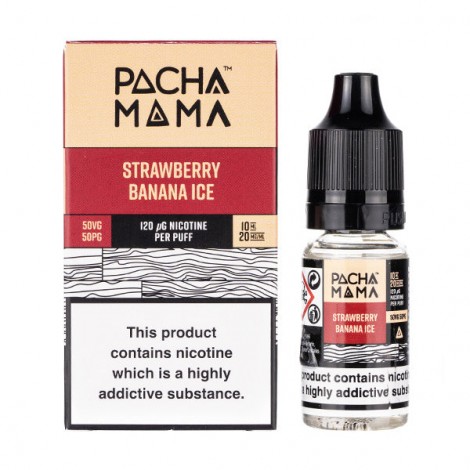 Strawberry Banana Ice Nic Salt E-Liquid by Pacha Mama