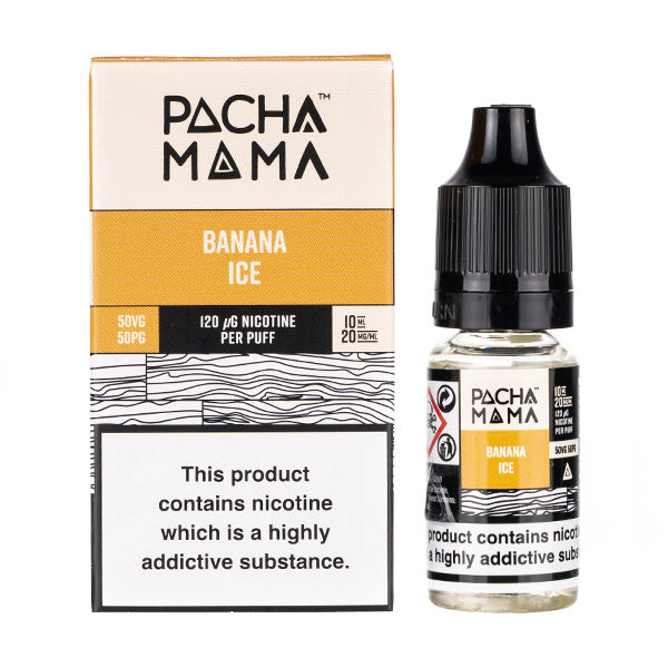 Banana Ice Nic Salt E-Liquid by Pacha Mama