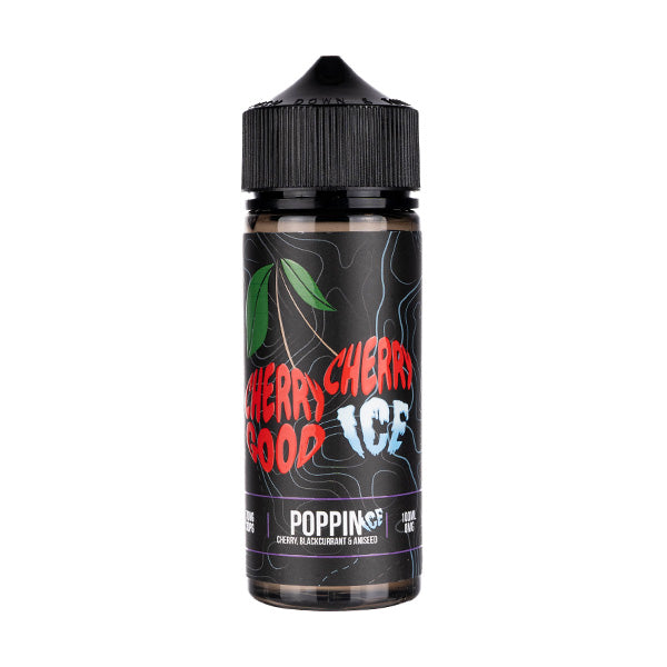 Poppin Ice Cherry Good Cherry 100ml Shortfill E-Liquid by Wick Liquor