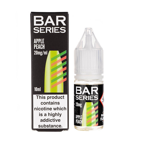 Apple Peach Nic Salt E-Liquid by Bar Series