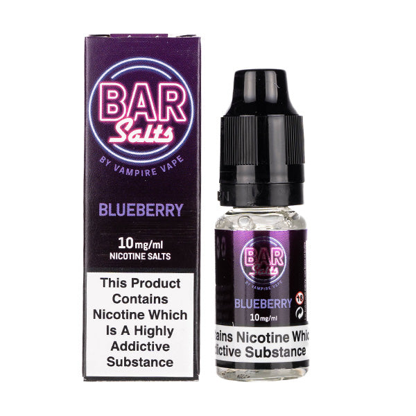 Blueberry Nic Salt E-Liquid by Vampire Vape Bar Salts