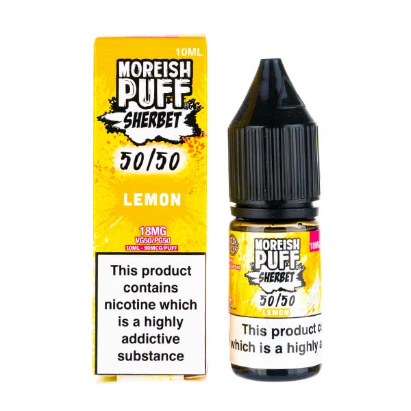 Lemon Sherbet 50/50 E-Liquid by Moreish Puff