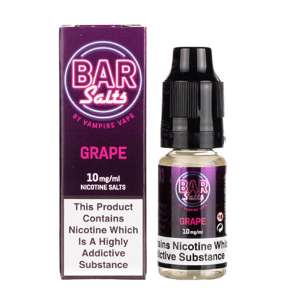 Grape Nic Salt E-Liquid by Vampire Vape Bar Salts