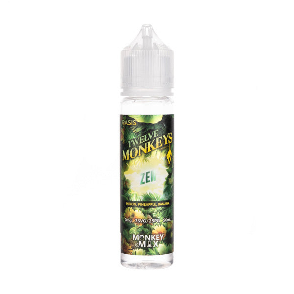 Zen 50ml Shortfill E-Liquids by Twelve Monkeys