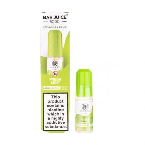 Fresh Mint Nic Salt E-Liquid by Bar Juice 5000
