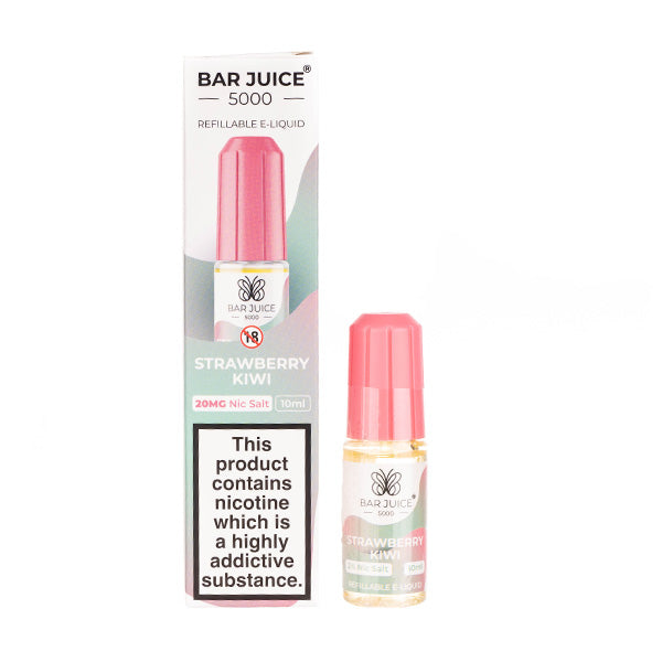 Strawberry Kiwi Nic Salt E-Liquid by Bar Juice 5000