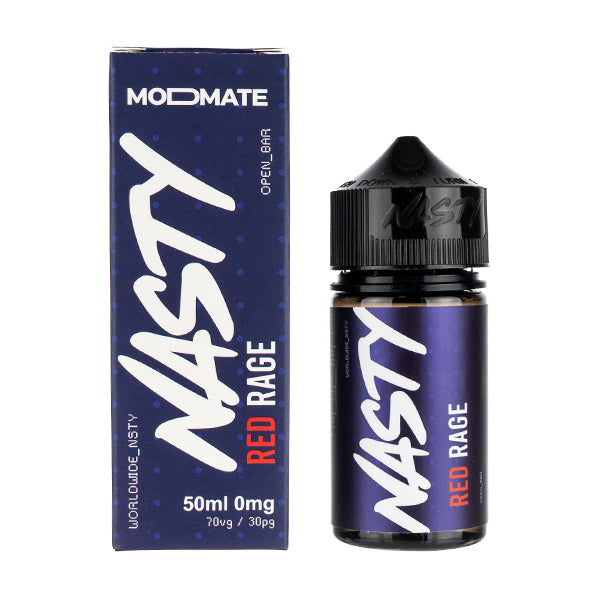 Red Rage 50ml Shortfill E-Liquid by Nasty Juice Modmate