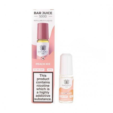 Peach Ice Nic Salt E-Liquid by Bar Juice 5000