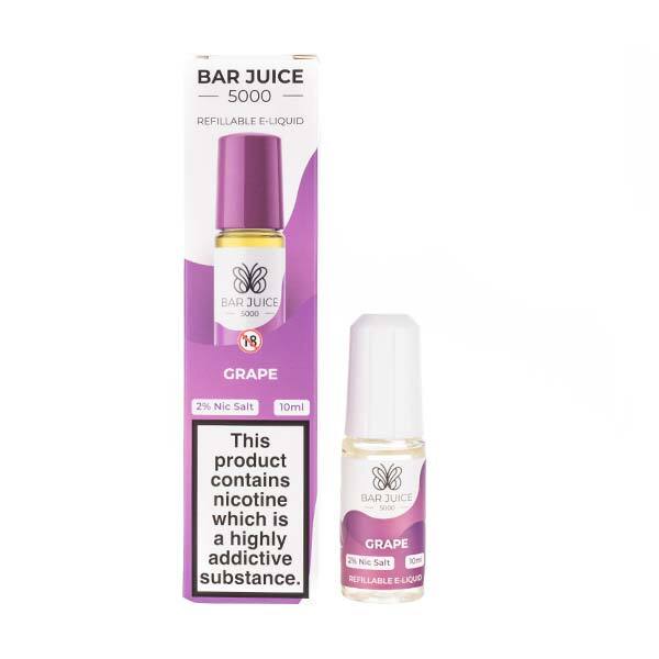 Grape Nic Salt E-Liquid by Bar ...