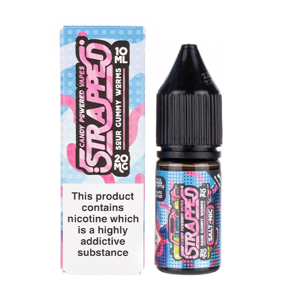 Sour Gummy Worms Nic Salt E-Liquid by Strapped