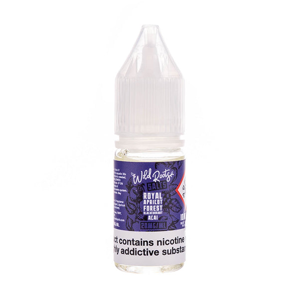 Royal Apricot, Forest Blackcurrant and Acai Nic Salt E-Liquid by Wild Roots