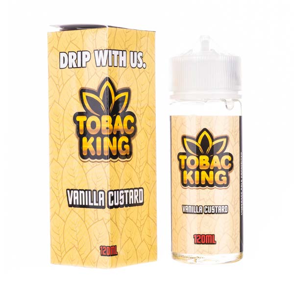 Vanilla Custard 100ml Shortfill E-Liquid by Tobac King