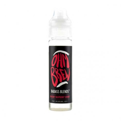 Rockin Raspberry Sorbet 50ml Shortfill E-Liquid by Ohm Brew