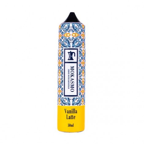 Vanilla Latte 50ml Shortfill E-Liquid by Mokasmo