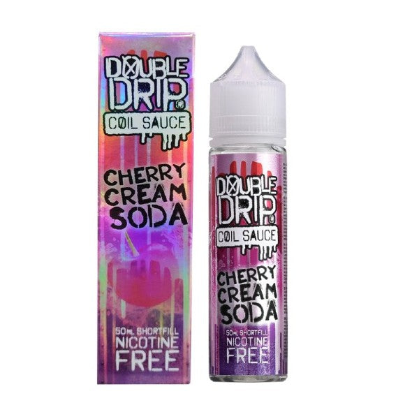 Cherry Cream Soda 50ml Shortfill E-Liquid by Double Drip