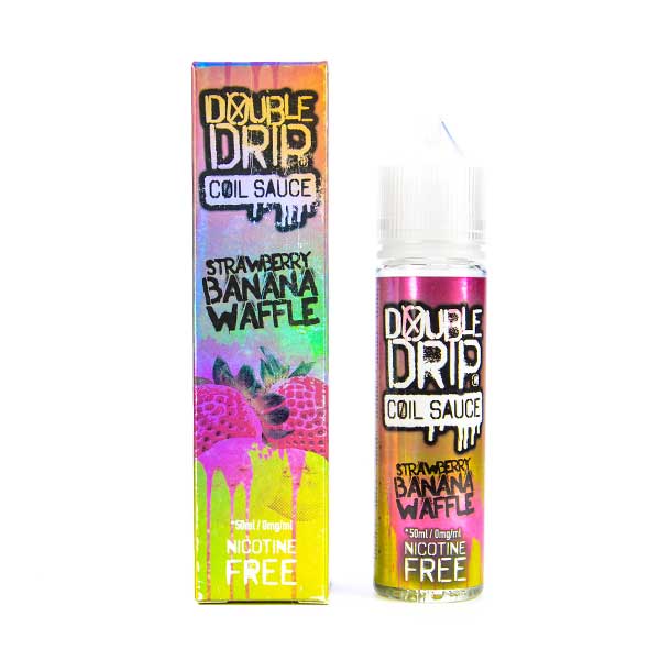 Strawberry Banana Waffle 50ml Shortfill E-Liquid by Double Drip