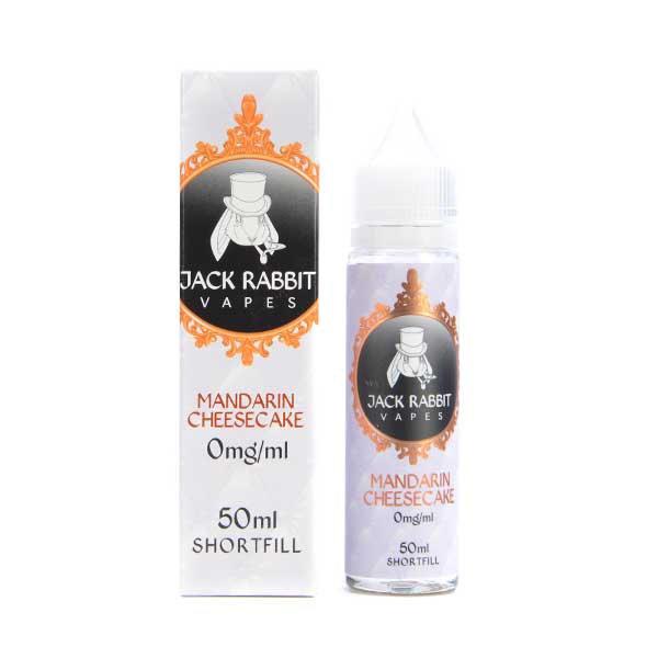 Mandarin Cheesecake 50ml Shortfill E-Liquid by Jack Rabbit