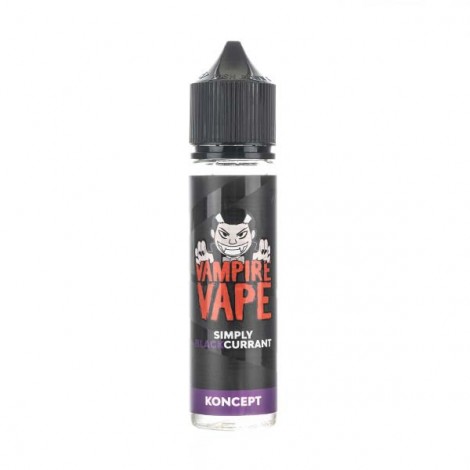 Simply Blackcurrant 50ml Shortfill E-Liquid by Vampire Vape