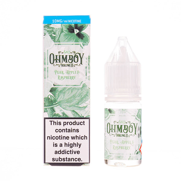 Pear, Apple and Raspberry Nic Salt E-Liquid by Ohm Boy