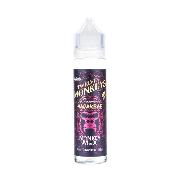 Harambae 50ml Shortfill E-Liquid by Twelve Monkeys