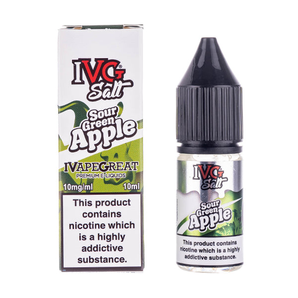 Sour Green Apple Nic Salt E-Liquid by IVG