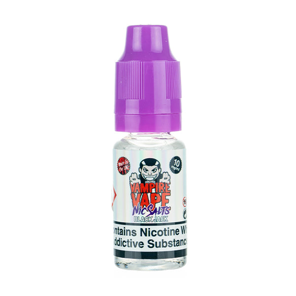 Black Jack Nic Salt E-Liquid by Vampire Vape