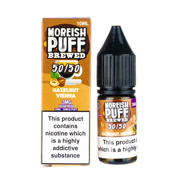 Hazelnut Vienna Brewed 50/50 E-Liquid by Moreish Puff