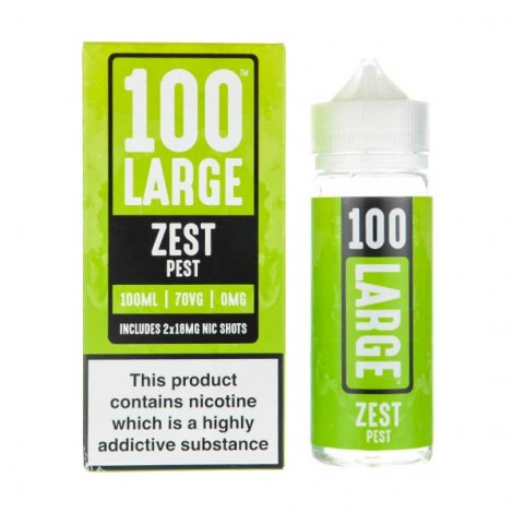 Zest Pest 100ml Shortfill E-Liquid by 100 Large