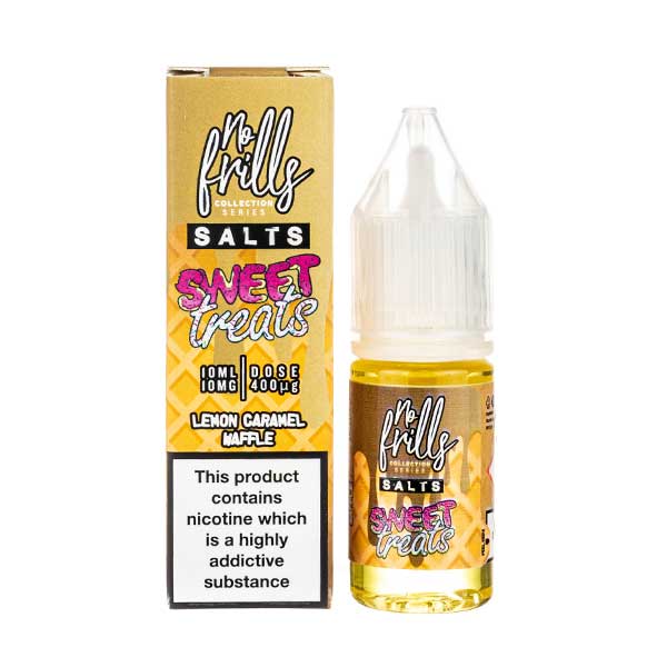 Lemon & Caramel Waffle Nic Salt E-Liquid by No Frills