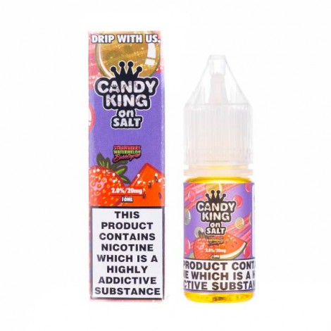 Strawberry Watermelon Bubblegum Nic Salt E-Liquid by Candy King