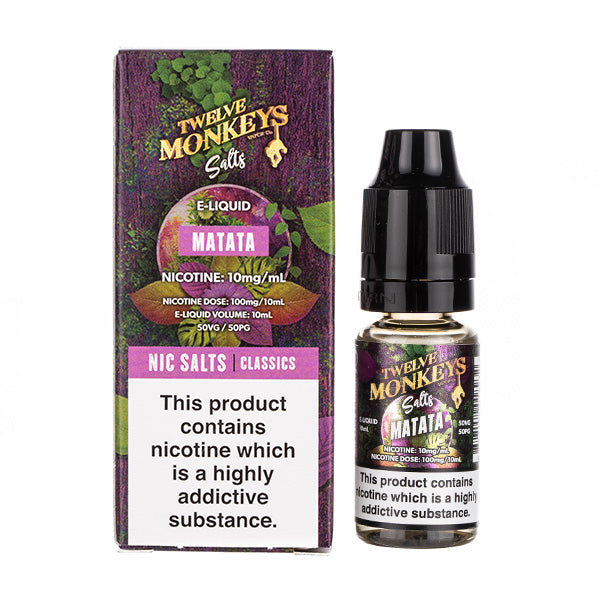 Matata Nic Salt E-Liquid by Twelve Monkeys