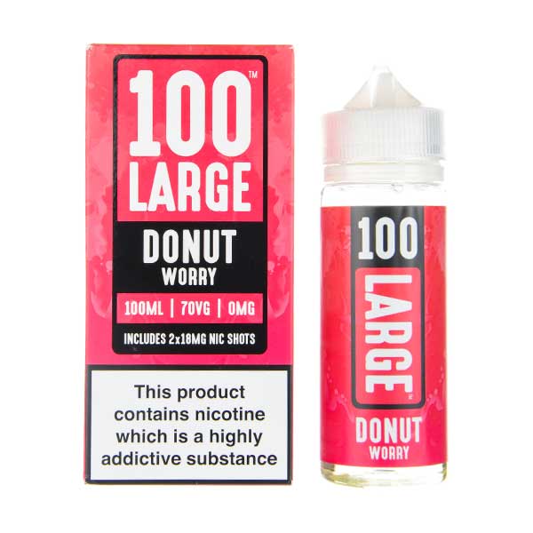Donut Worry 100ml Shortfill E-Liquid by 100 Large