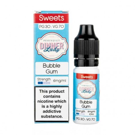 Bubble Gum 70/30 E-Liquid by Dinner Lady