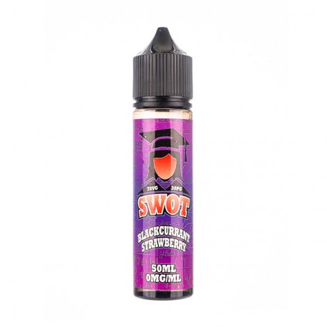 Blackcurrant Strawberry 50ml Shortfill E-Liquid by SWOT