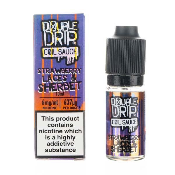 Strawberry Laces & Sherbet 80/20 E-Liquid by Double Drip