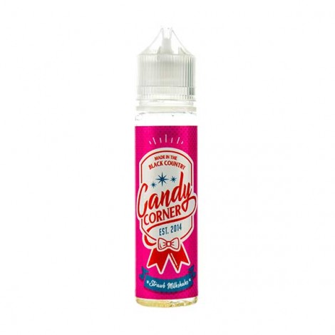Strawberry Milkshake 50ml Shortfill E-Liquid by Candy Corner