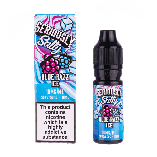 Blue Razz Ice Nic Salt E-Liquid by Seriously Salty