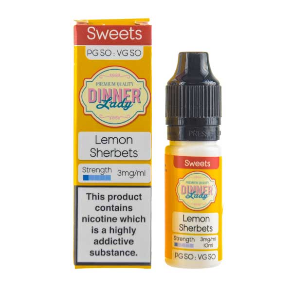 Lemon Sherbet 50/50 E-Liquid by Dinner Lady