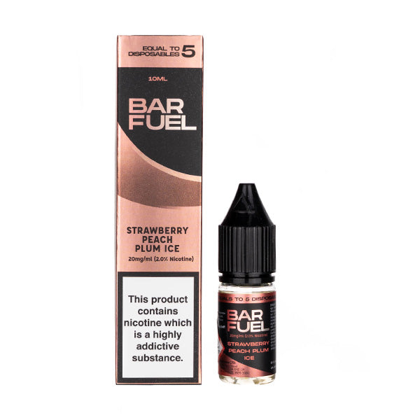 Strawberry Peach Plum Ice Nic Salt E-Liquid by Bar Fuel