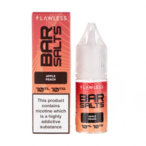 Apple and Peach Nic Salt E-Liquid by Flawless Bar Salts